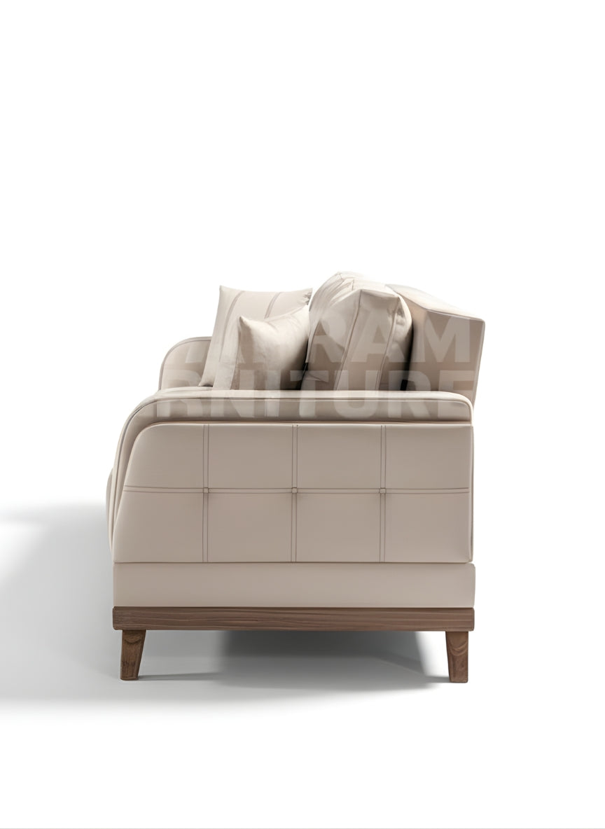 Beech wood corner sofa 280x180cm -FAR67