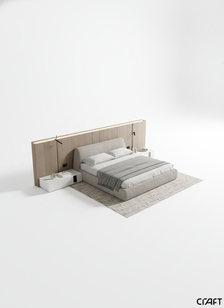 Bed - Multiple Sizes - Tem252