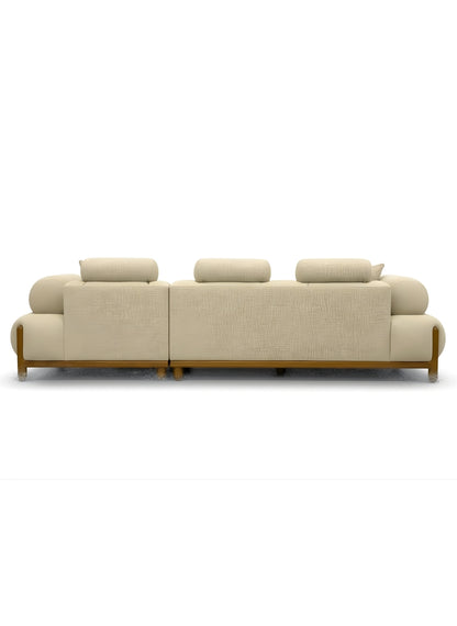 Beech wood corner sofa 280x180cm -FAR69