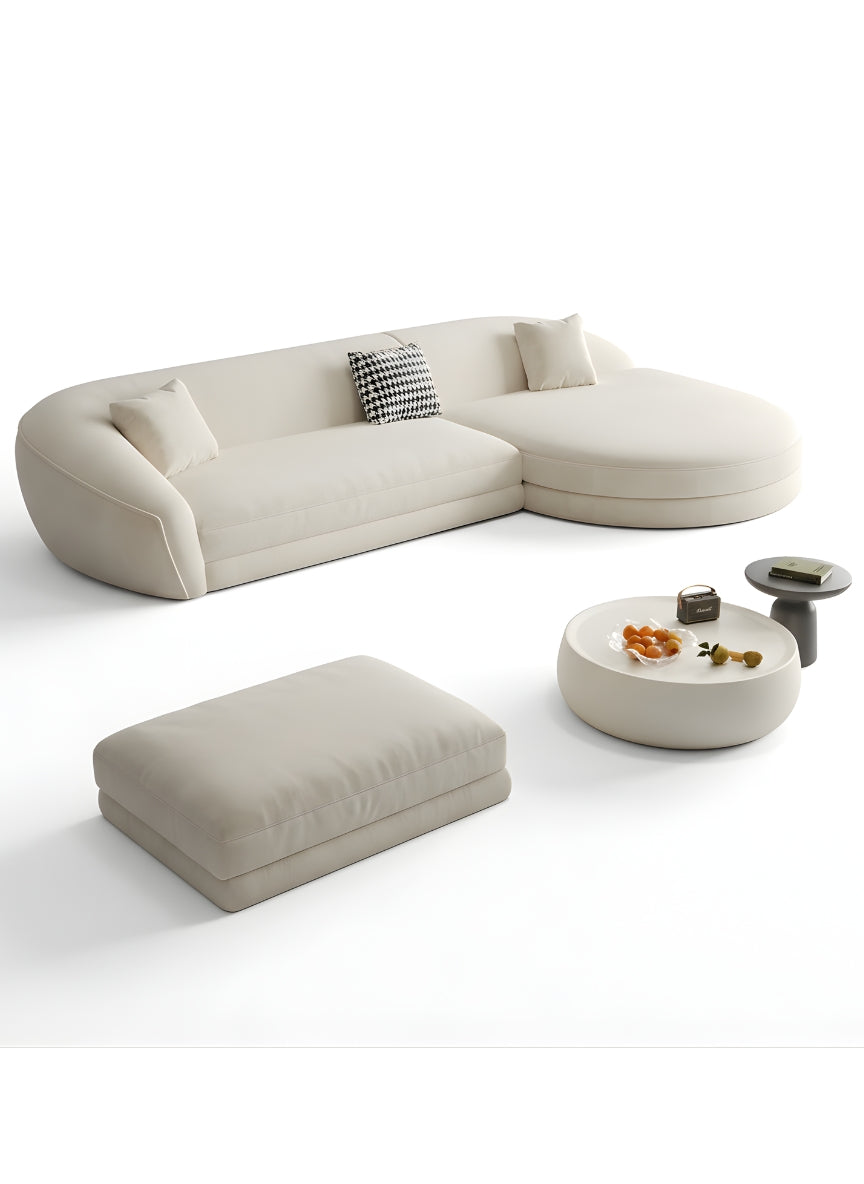 Beech wood corner sofa 300x200cm -FAR55