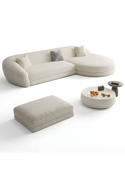 Beech wood corner sofa 300x200cm -FAR55