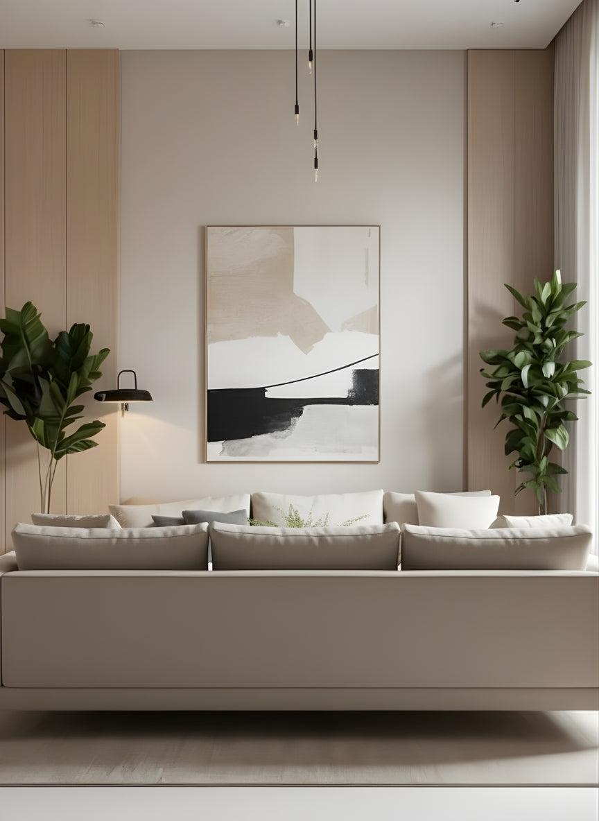 Beech wood corner sofa 280x150cm -FAR95