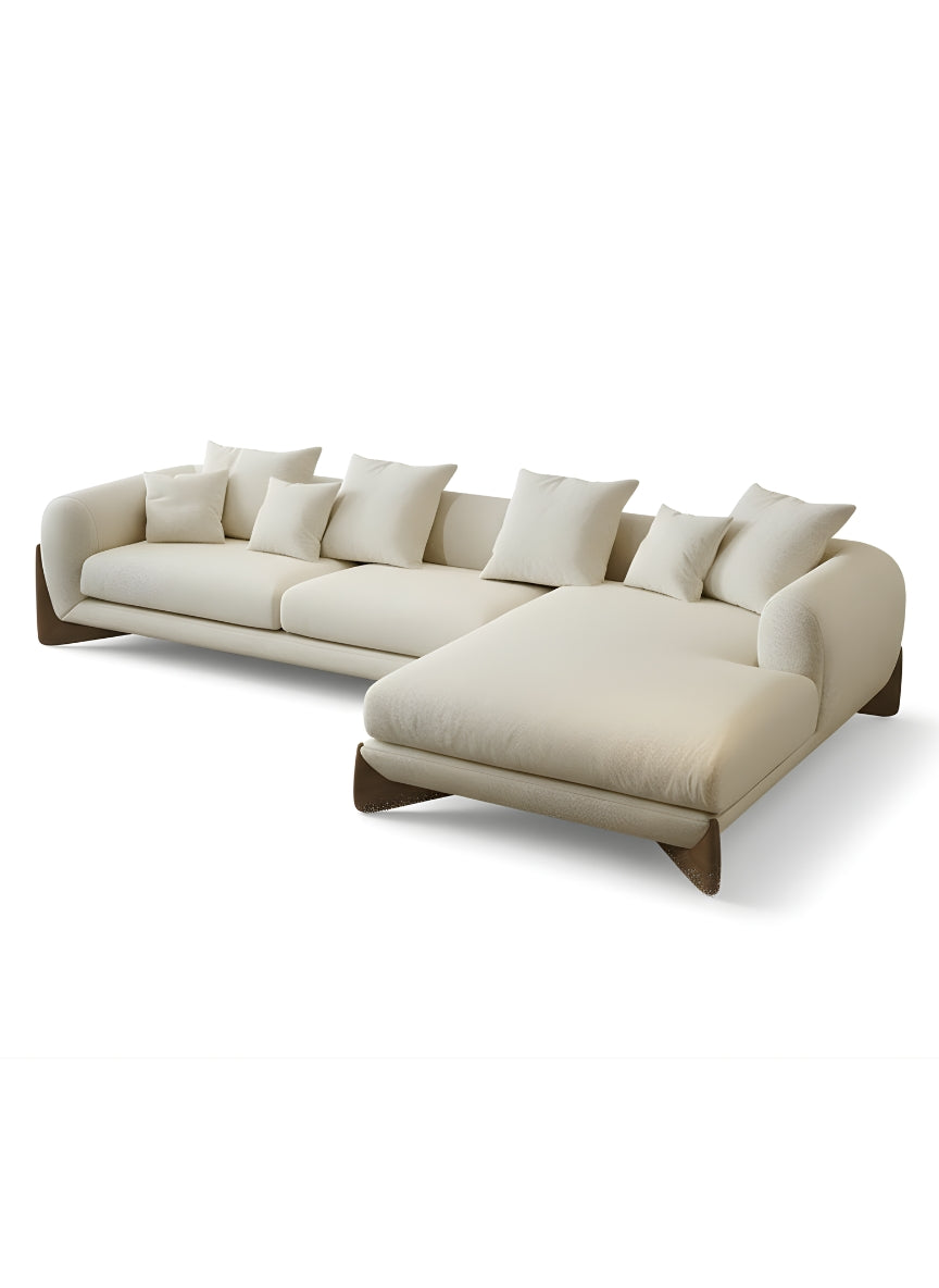 Beech wood corner sofa 220x180cm -FAR78