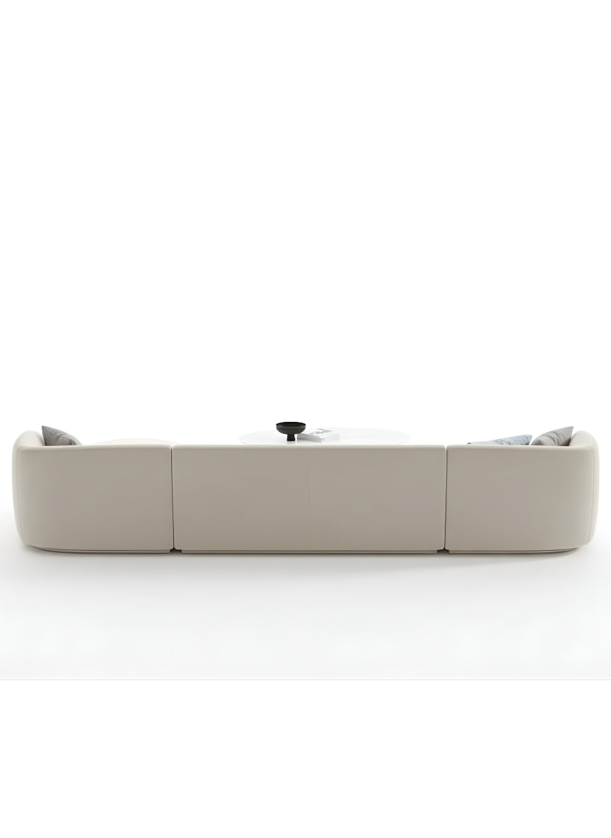Beech wood corner sofa 300x180cm -FAR86