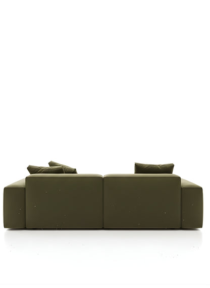 Beech wood corner sofa 280x180cm -FAR35