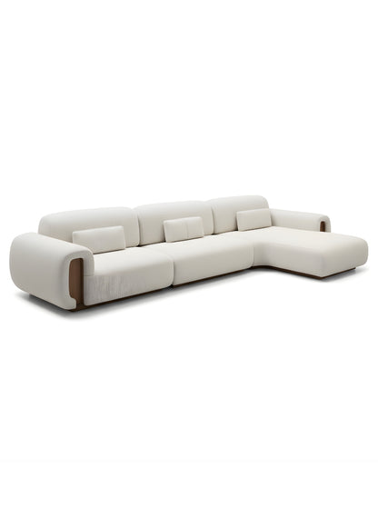 Beech wood corner sofa 300x180cm -FAR83