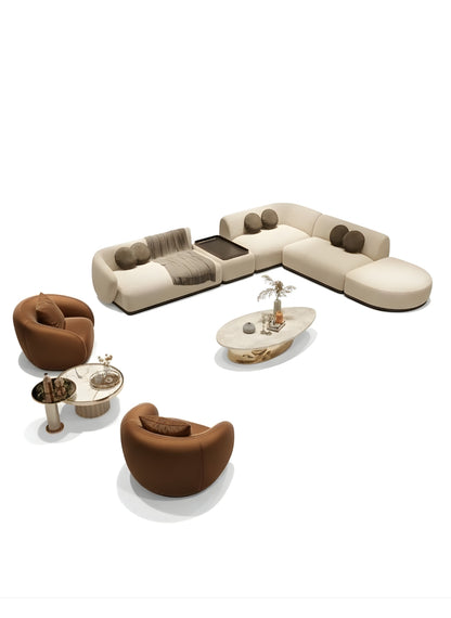Beech wood corner sofa 200x 200cm -FAR29
