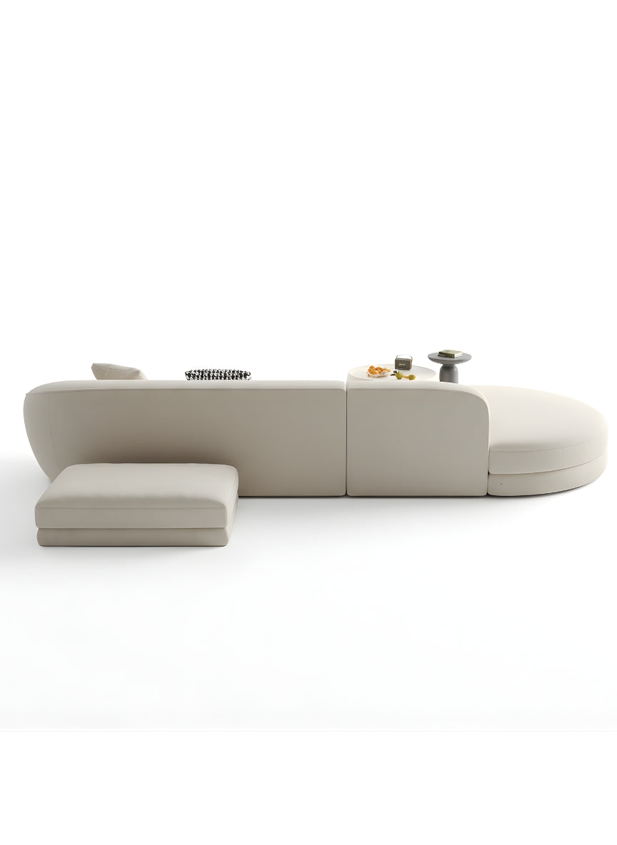 Beech wood corner sofa 300x200cm -FAR55