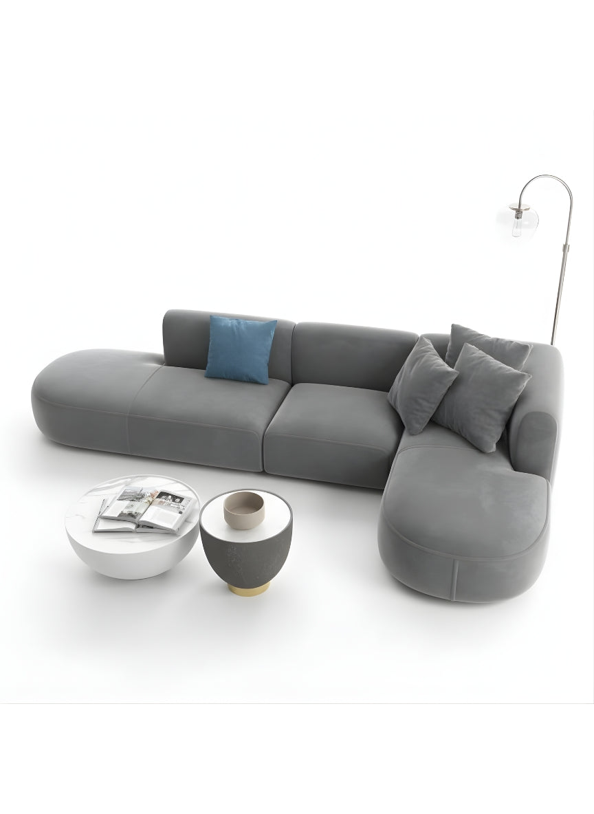 Beech wood corner sofa 300x200cm -FAR56