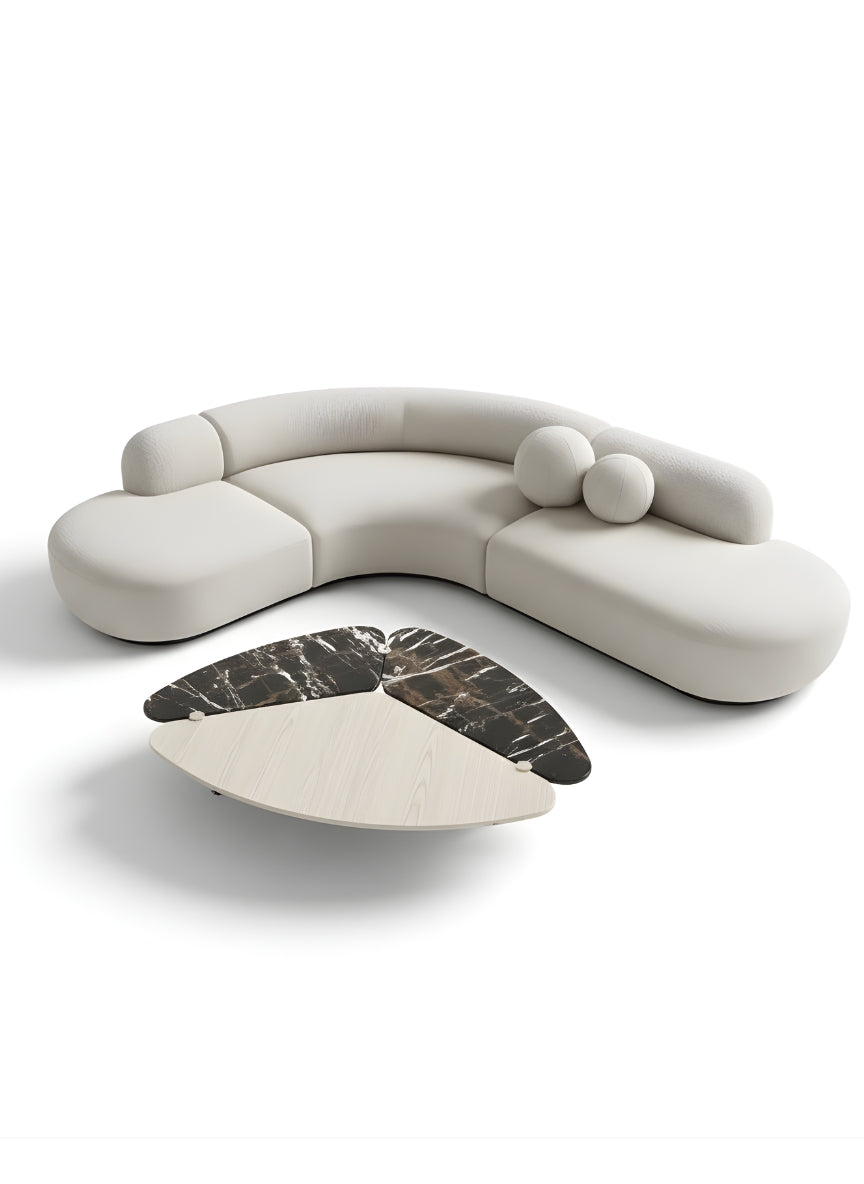 Beech wood corner sofa 280x180cm -FAR53