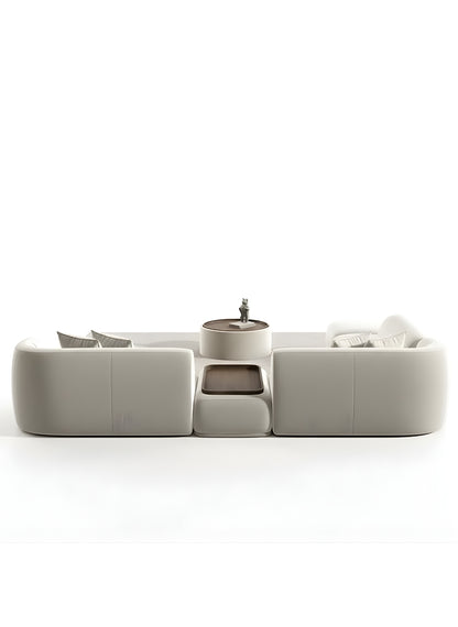Beech wood corner sofa 220x 200cm -FAR30