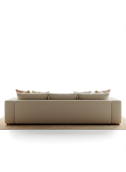 Beech wood corner sofa 280x 150cm -FAR27