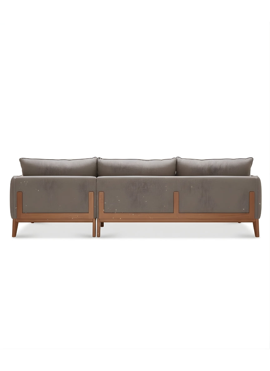 Beech wood corner sofa 250x150cm -FAR42