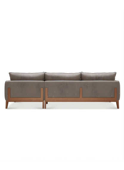Beech wood corner sofa 250x150cm -FAR42