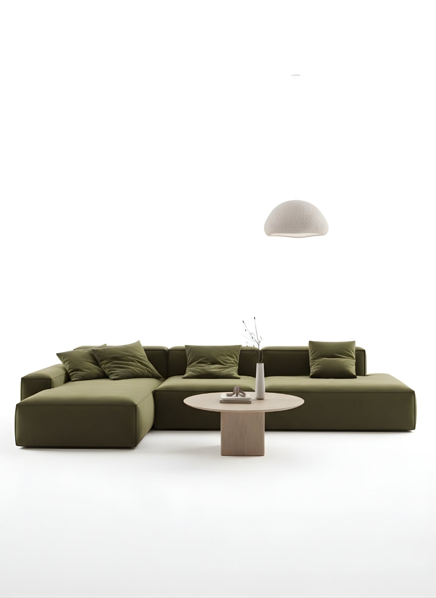 Beech wood corner sofa 280x180cm -FAR35