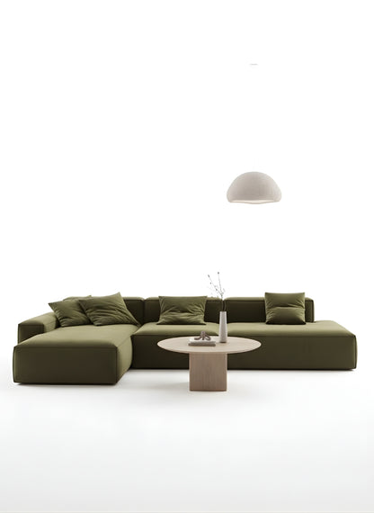 Beech wood corner sofa 280x180cm -FAR35