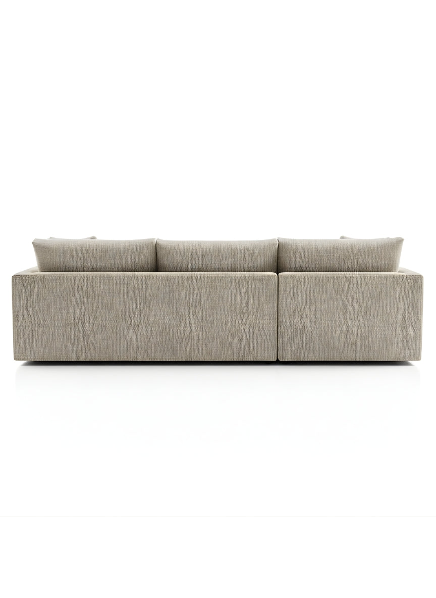 Beech wood corner sofa 280x150cm -FAR102