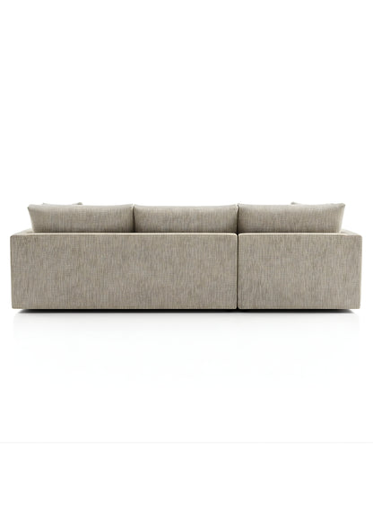 Beech wood corner sofa 280x150cm -FAR102
