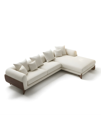 Beech wood corner sofa 220x180cm -FAR78