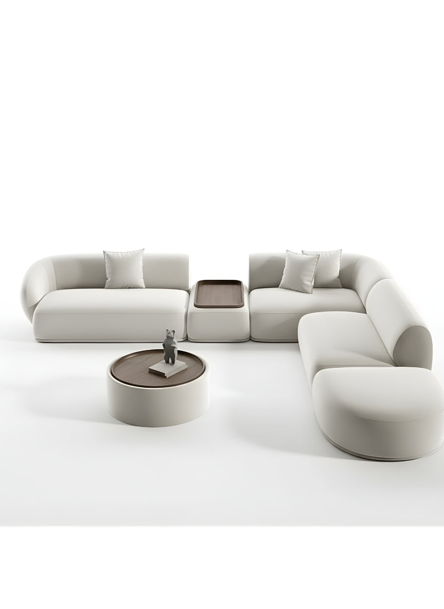 Beech wood corner sofa 220x 200cm -FAR30