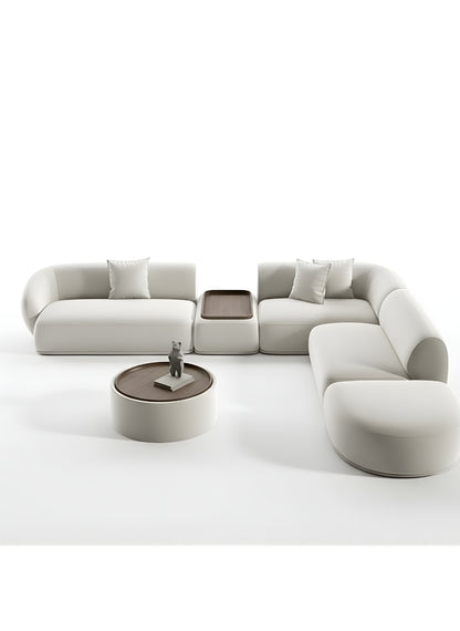 Beech wood corner sofa 220x 200cm -FAR30