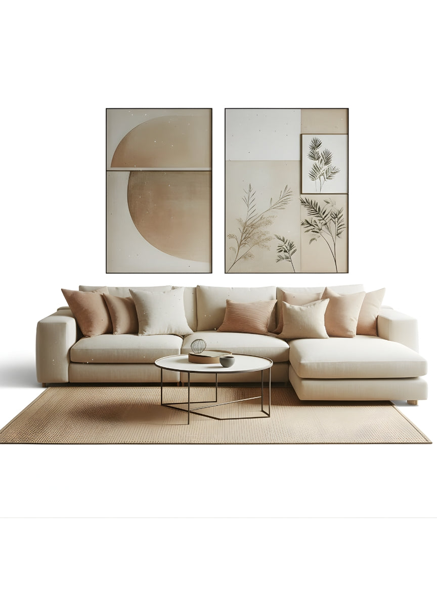 Beech wood corner sofa 280x 150cm -FAR27