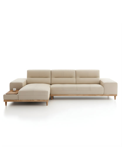 Beech wood corner sofa 250x150cm -FAR39