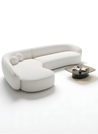 Beech wood corner sofa 280x180cm -FAR75