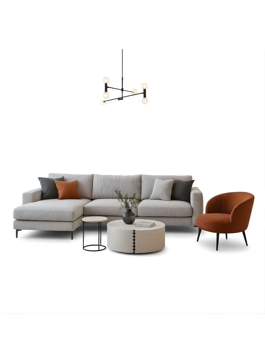 Beech wood corner sofa 250x150cm -FAR31