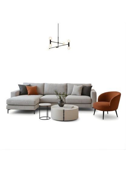 Beech wood corner sofa 250x150cm -FAR31