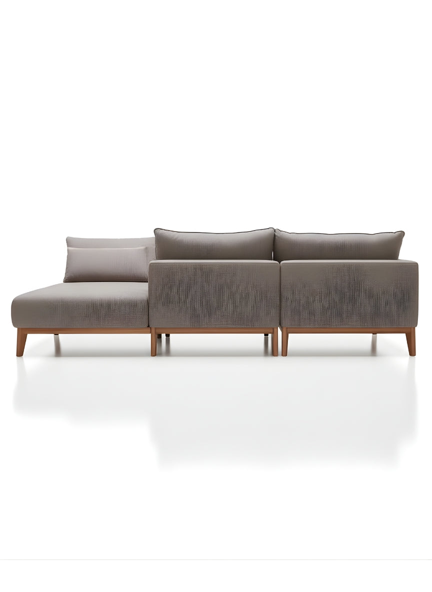 Beech wood corner sofa 250x150cm -FAR42