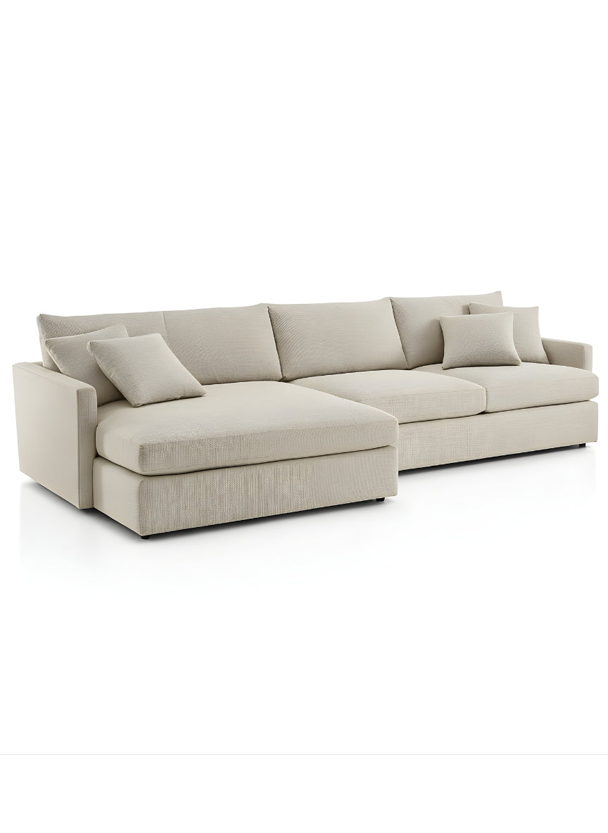 Beech wood corner sofa 280x150cm -FAR102
