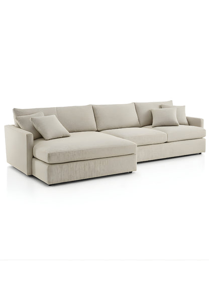 Beech wood corner sofa 280x150cm -FAR102