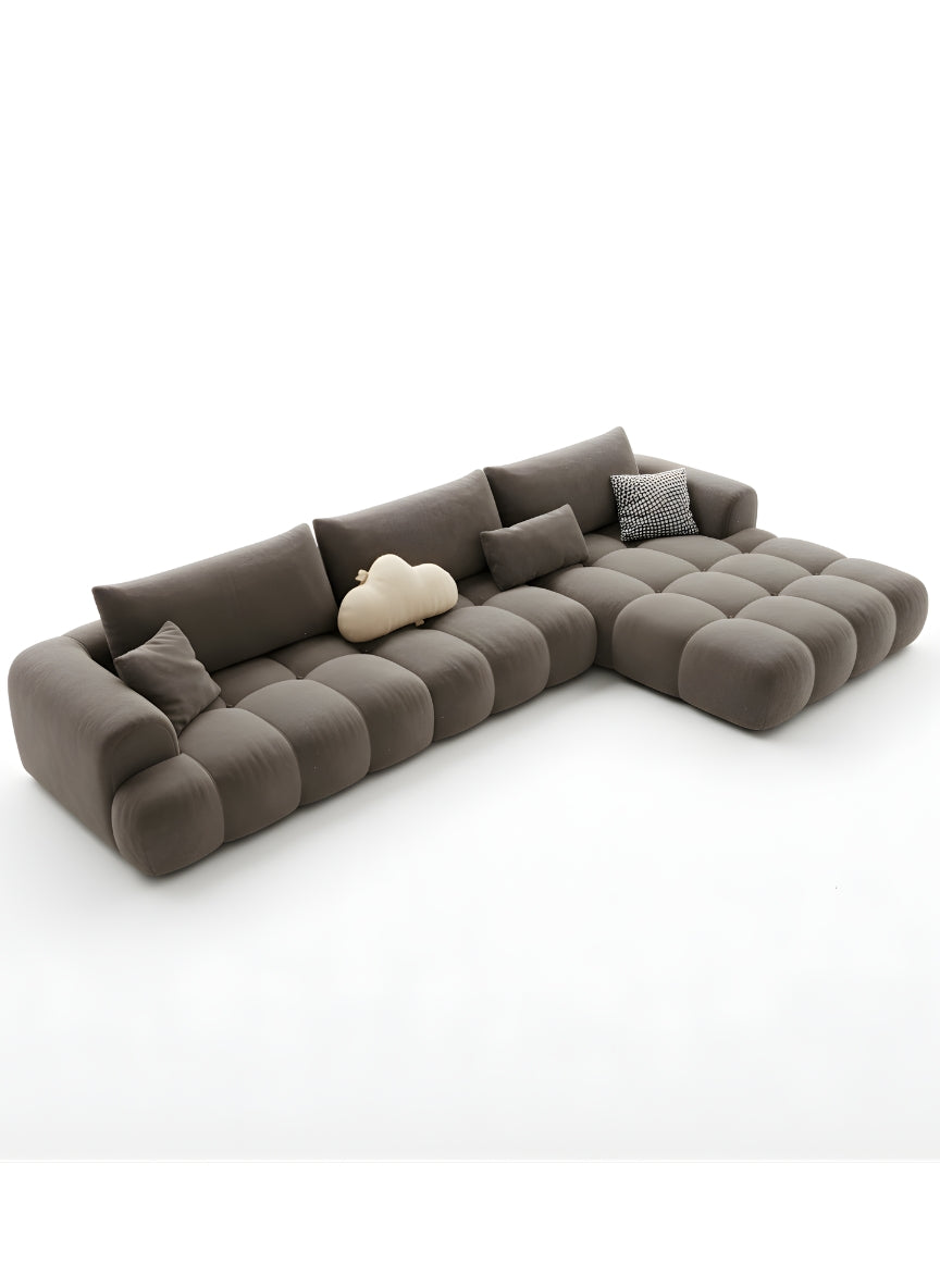 Beech wood corner sofa 300 x 180 cm -FAR11