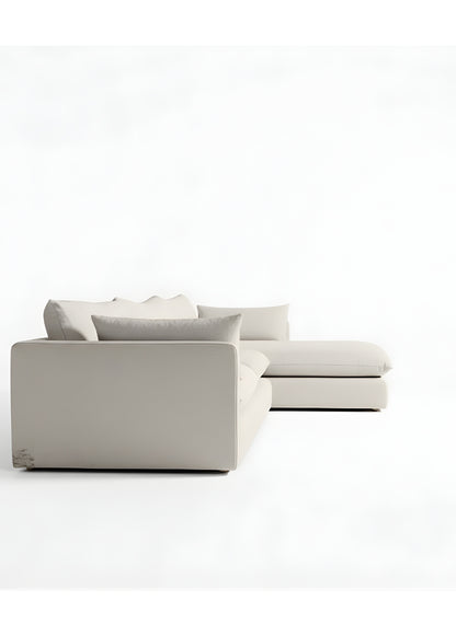 Beech wood corner sofa 280x 180 cm -FAR15