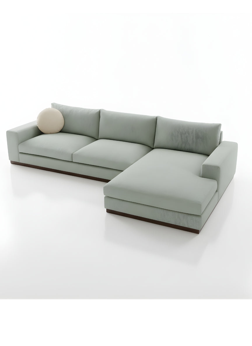Beech wood corner sofa 280x180cm -FAR52