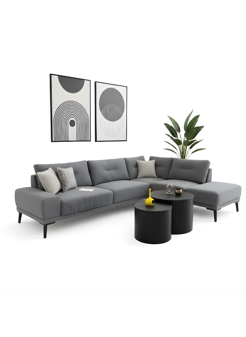 Beech wood corner sofa 300x200cm -FAR66