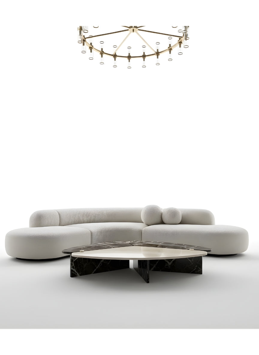 Beech wood corner sofa 280x180cm -FAR53