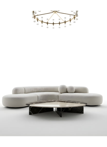 Beech wood corner sofa 280x180cm -FAR53