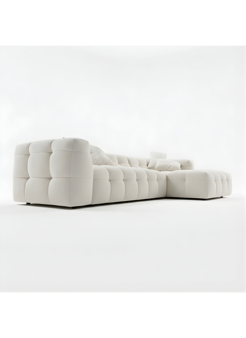 Beech wood corner sofa 280 x 150 cm -FAR7