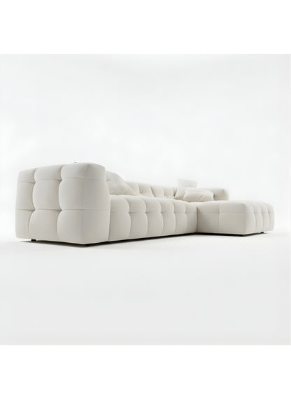 Beech wood corner sofa 280 x 150 cm -FAR7