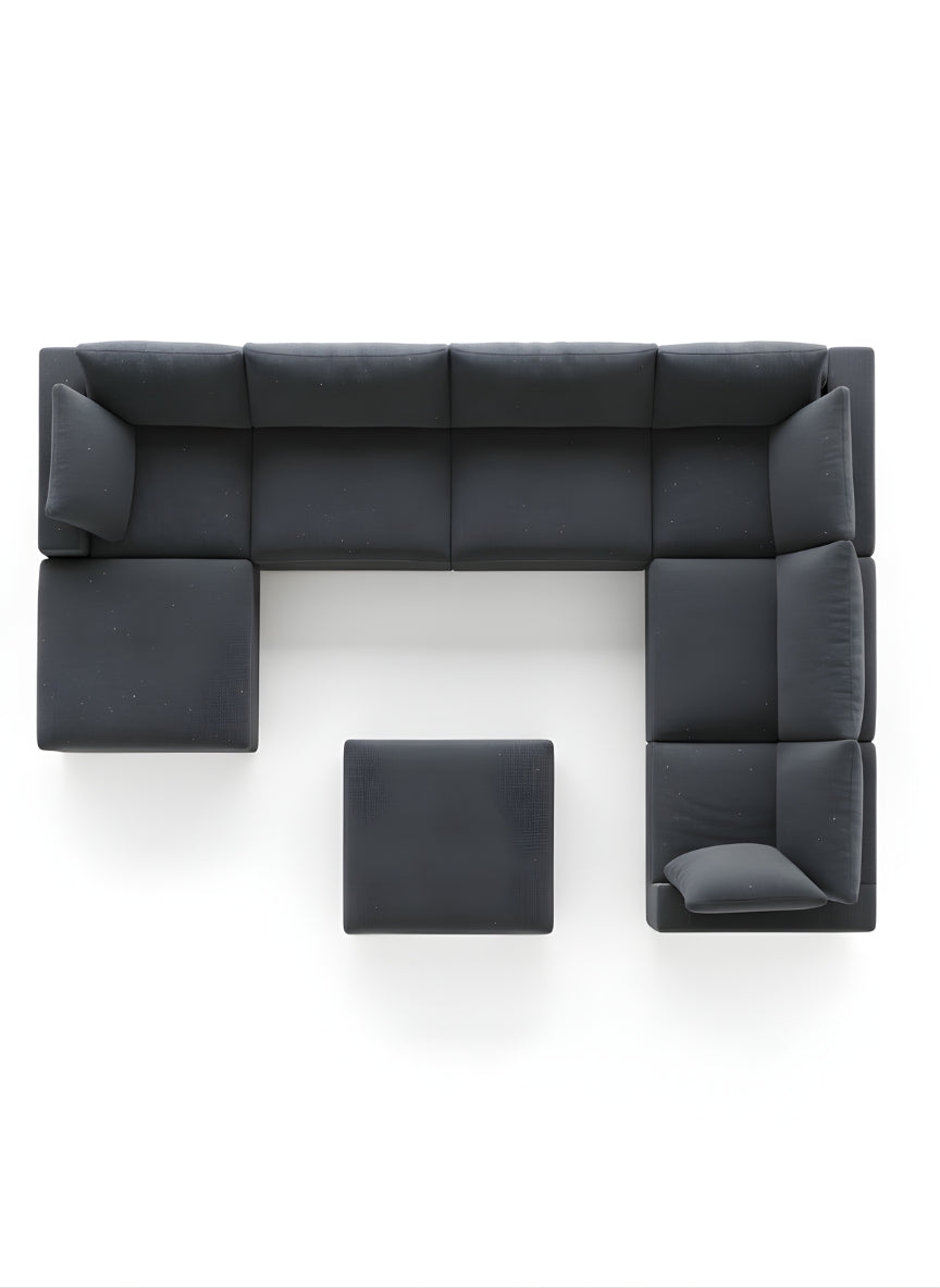 Beech wood corner sofa 300 x 200 cm -FAR5