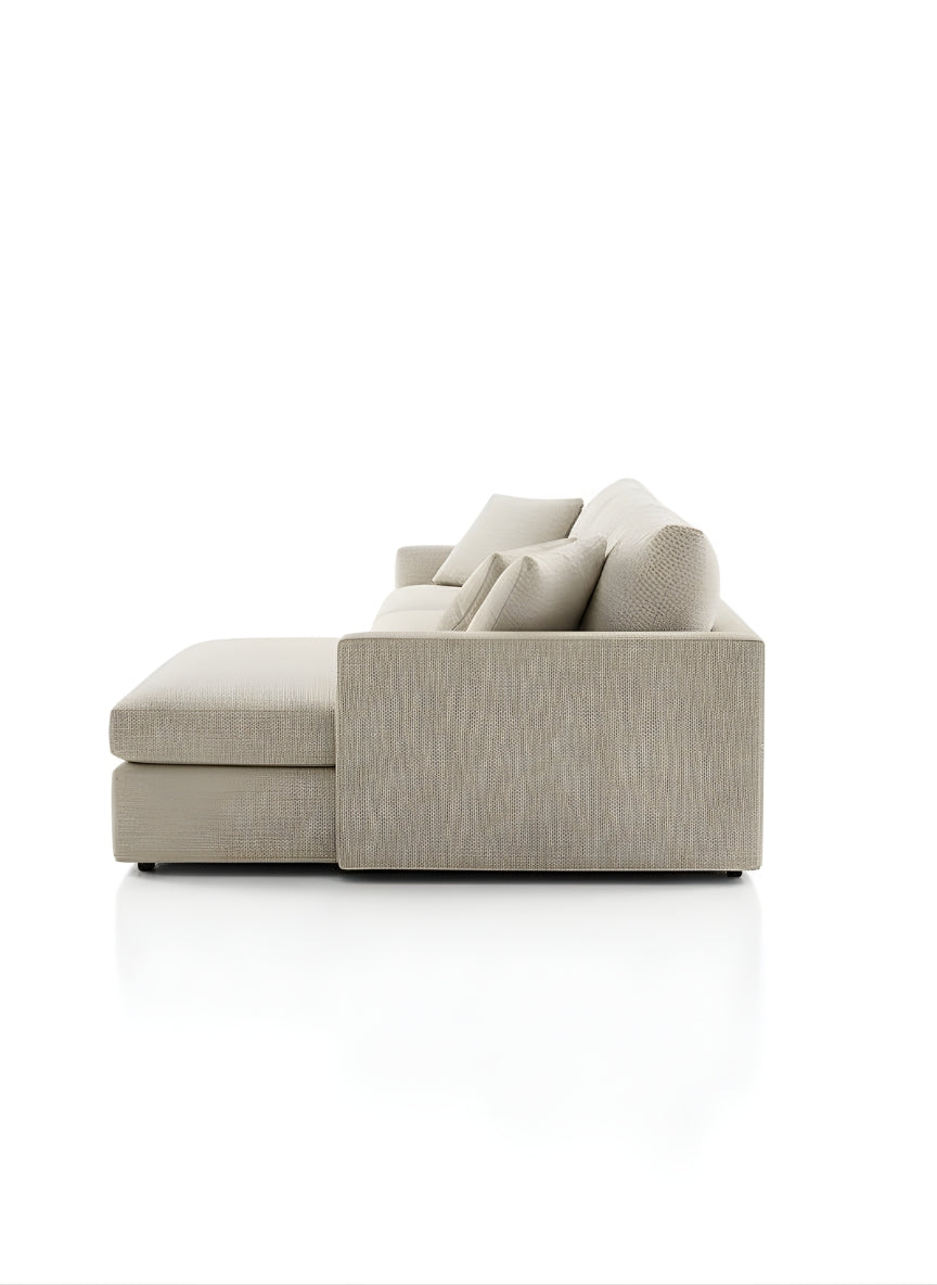 Beech wood corner sofa 280x150cm -FAR102