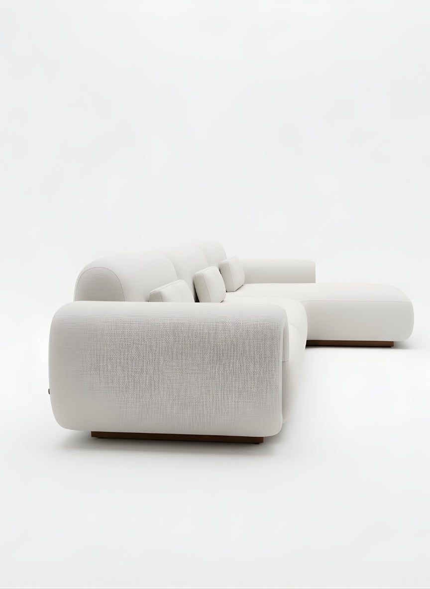 Beech wood corner sofa 300x180cm -FAR83