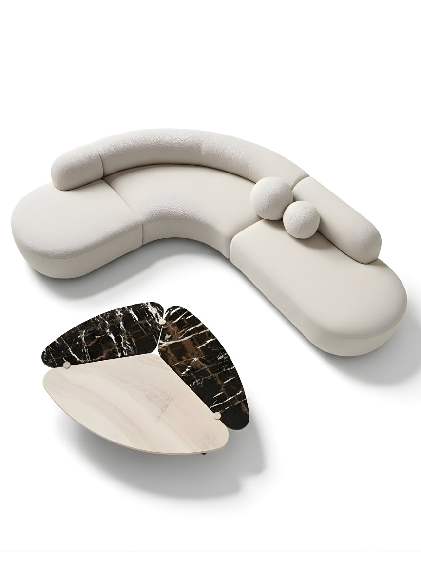 Beech wood corner sofa 280x180cm -FAR53