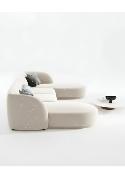 Beech wood corner sofa 300x180cm -FAR86