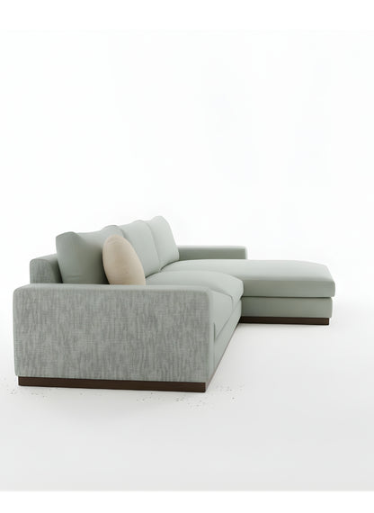 Beech wood corner sofa 280x180cm -FAR52