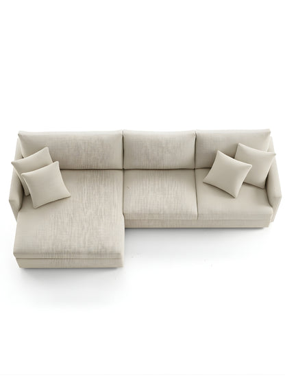 Beech wood corner sofa 280x150cm -FAR102