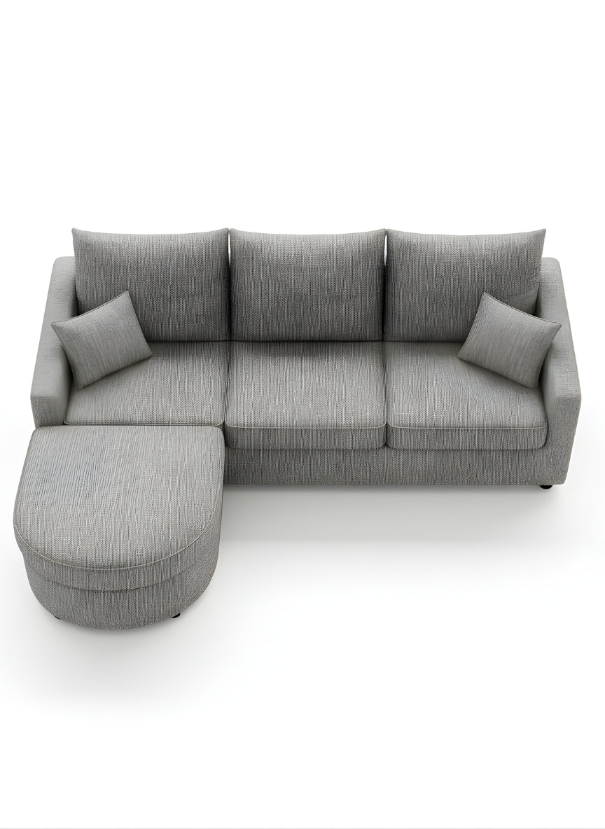 Beech wood corner sofa 200x180cm -FAR110