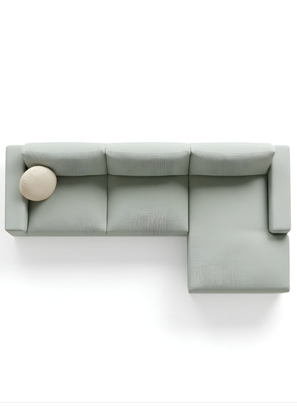Beech wood corner sofa 280x180cm -FAR52